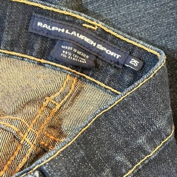 Ralph Lauren Sport Dark Wash Ankle Jeans Size 25 - Picture 4 of 4